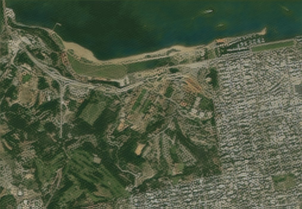 San Francisco, Presidio and Marina — 3.75m FR from Landsat-8/9, 2025