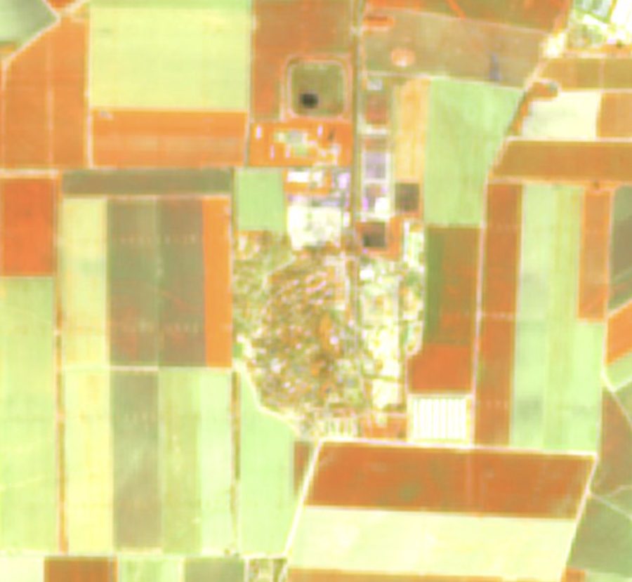 SWIR-NIR-Red crop / soil moisture — 4m multispectral