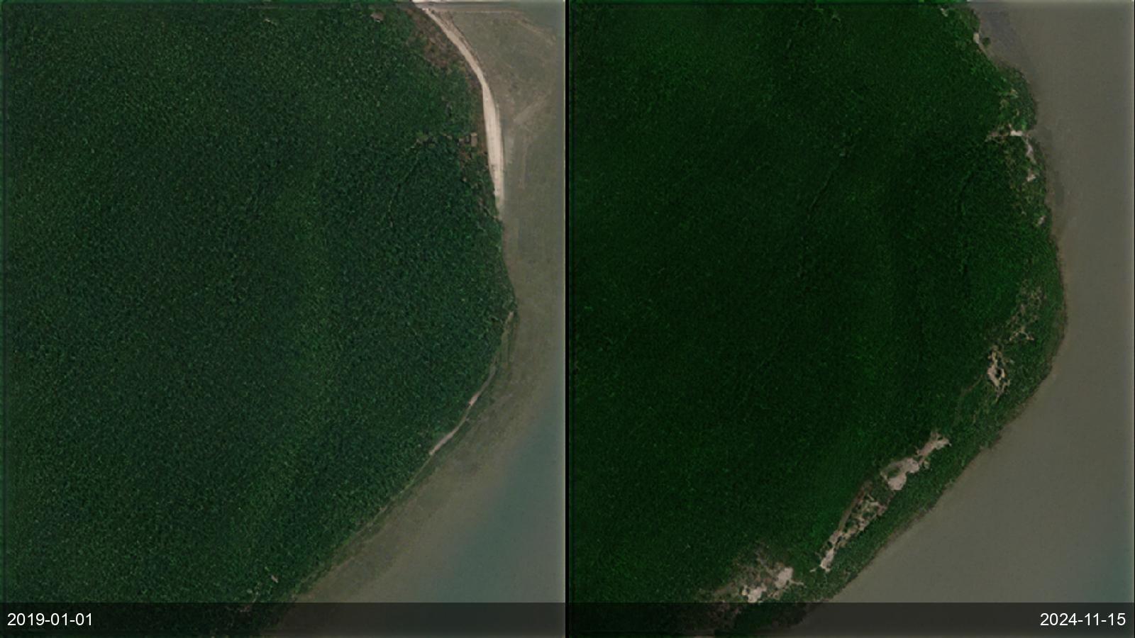 Sundarbans coastal erosion — India