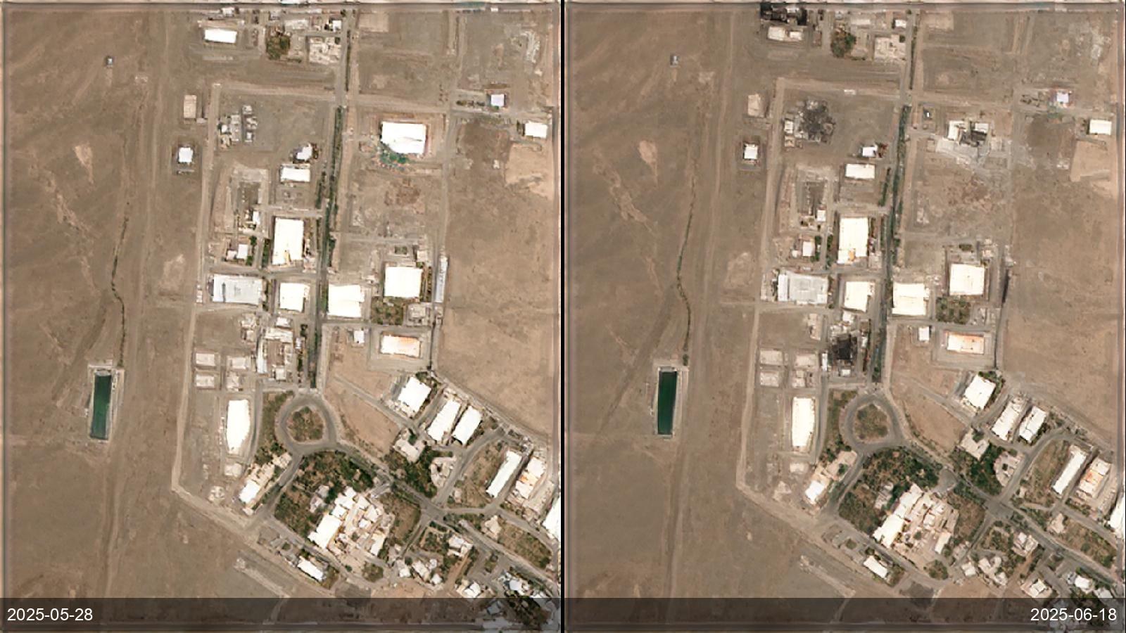 Strike damage, Natanz nuclear facility — Iran