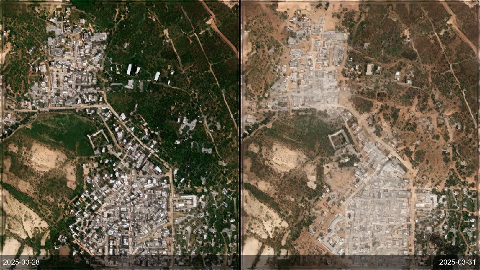 Village levelled — Gaza
