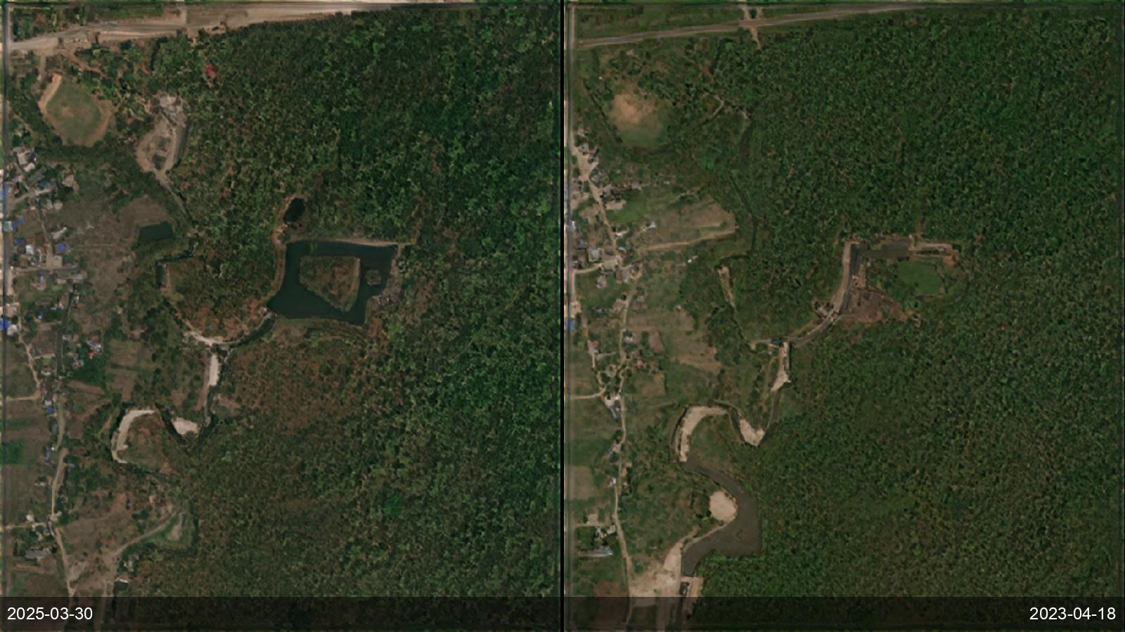 Training-free land-use / land-cover mapping