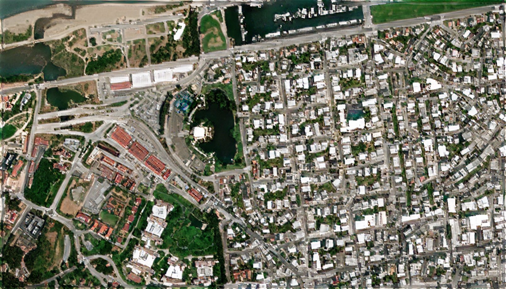 San Francisco, Marina District — 1m Enhanced Visual (Sentinel-2), 2025